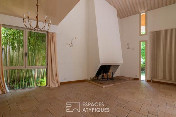 Maison d’architecte des années 70 aux belles prestations