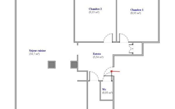 Appartement à vendre    3 pièces • 62,73 m2 Lyon 5