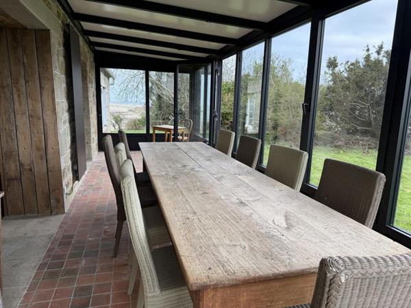 Pleubian ,L'Armor : charmante longère en pierre avec vue mer exceptionnelle