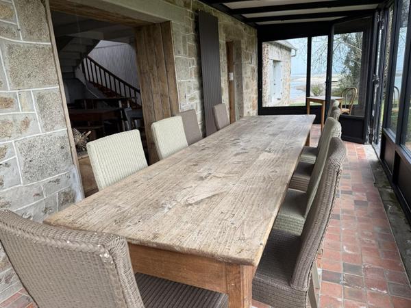 Pleubian ,L'Armor : charmante longère en pierre avec vue mer exceptionnelle