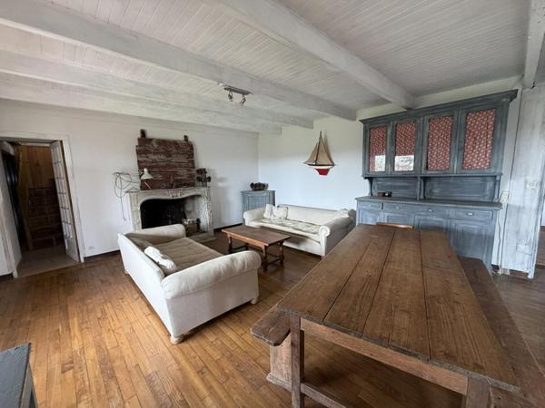 Pleubian ,L'Armor : charmante longère en pierre avec vue mer exceptionnelle