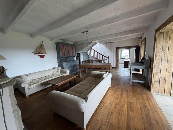 Pleubian ,L'Armor : charmante longère en pierre avec vue mer exceptionnelle