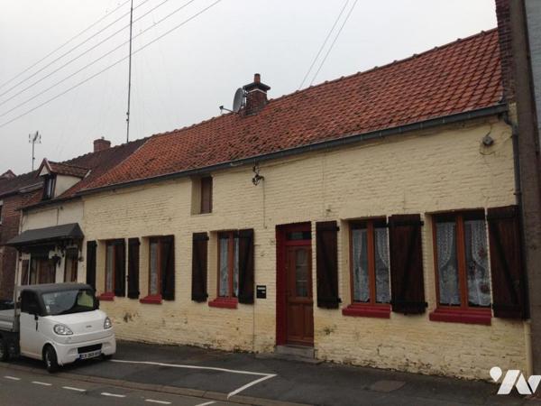 Maison à Trith Saint Léger proche Valenciennes 2 chambres, grenier aménageable, jardin