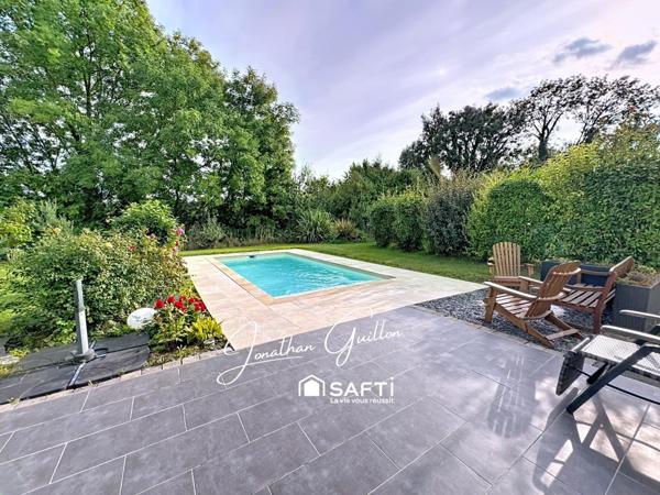 Maison 181 m2 avec 5 chambres + piscine