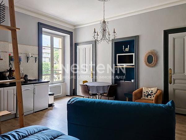 Rare studio rénové et meublé avec charme Aix les bains dans la résidence Le Splendide
