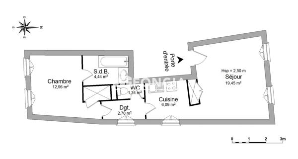 Location Appartement 2 pièces 46.98 m² - Avignon 84000