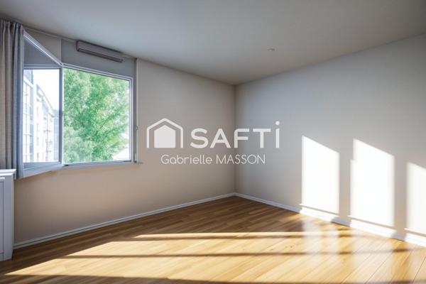 Grand 3P avec cave et parking - Métro 14