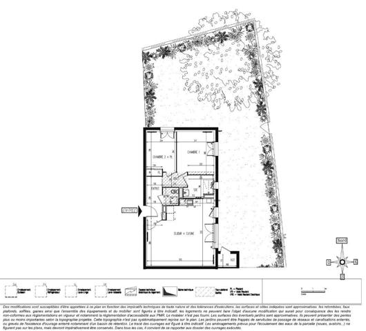 APPARTEMENT NEUF T3 - JARDIN PRIVATIF ET PARKING