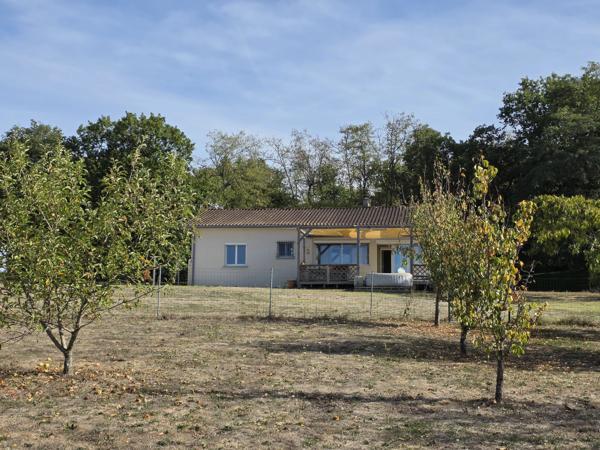 Propriété proche d’Eymet avec grand garage et verger sur plus de 6 000 m²