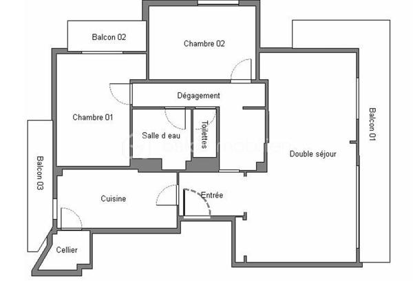 Appartement de 69 m²