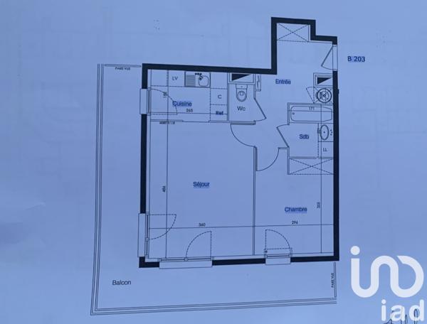 Appartement à vendre 2 pièces 46 m² Herblay-sur-Seine