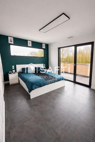 Villa contemporaine avec piscine à Villemoustaussou