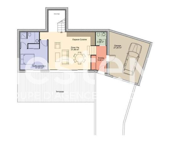 A VENDRE TARADEAU Terrain constructible de 657 m2