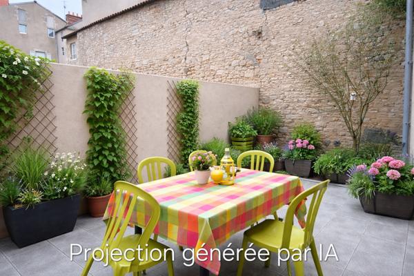 Poitiers (86000) Grand appartement 2 pièces avec terrasse privative