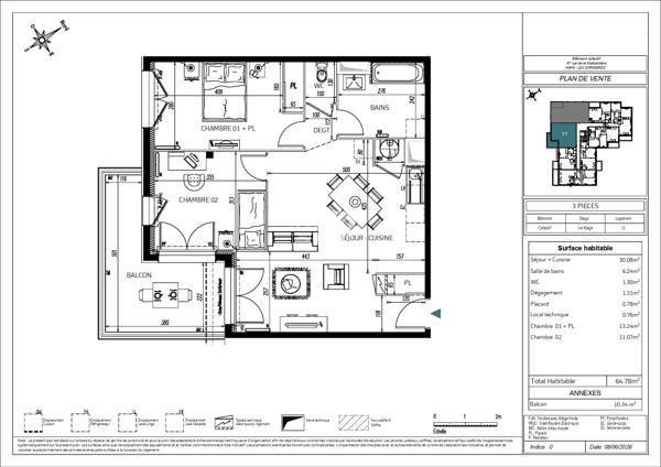 Appartement - À vendre - 65 m² - LES SORINIERES | The Door Man