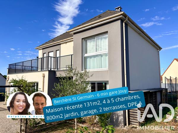 Maison à vendre 6 pièces 131 m² Berchères-Saint-Germain