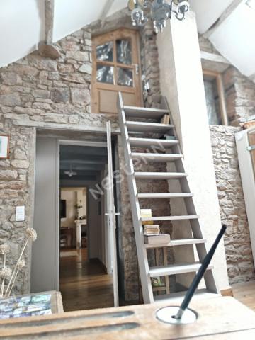 Longère à vendre à Moustoir-Ac 3 chambres - 4860 M² de terrain - piscine