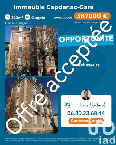 Immeuble à vendre 320 m² Capdenac-Gare