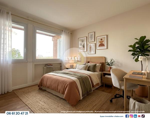 Chalon-sur-Saône (71100) Appartement T4 | Location | Centre de Chalon-sur-Saône