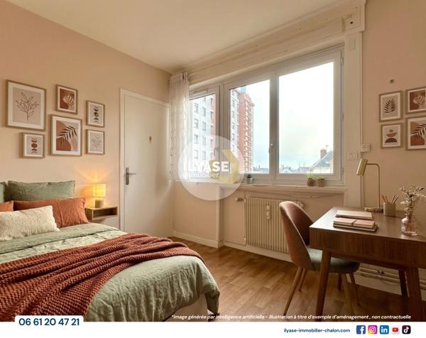 Chalon-sur-Saône (71100) Appartement T4 | Location | Centre de Chalon-sur-Saône