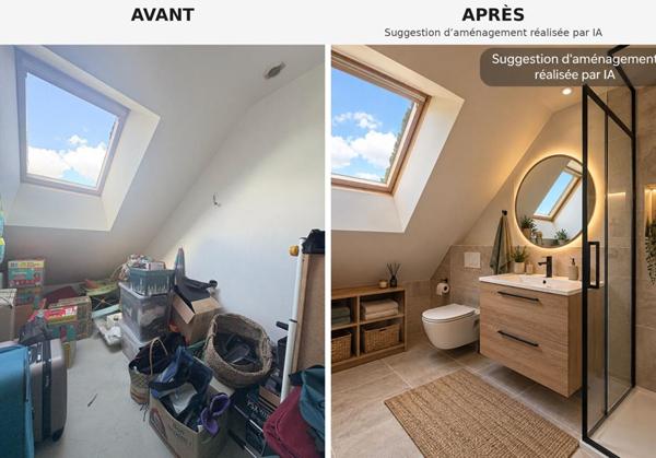 NOZAY -Maison familiale avec un grand terrain