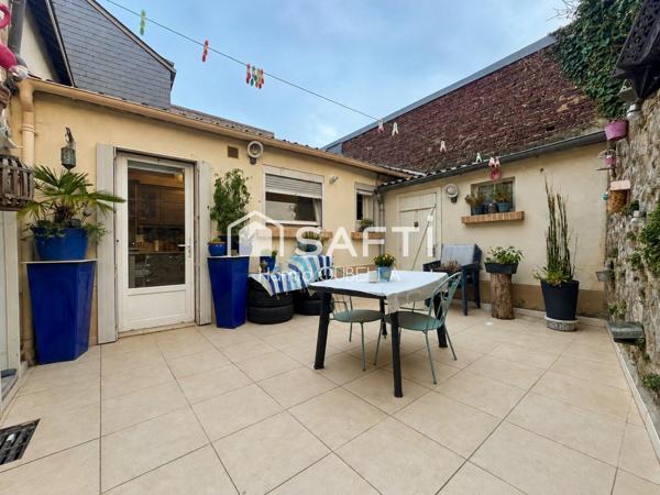 LE MANS RIVE DROITE – Maison Angevine 3 chambres – Cour sans vis-à-vis – Centre-ville à pied