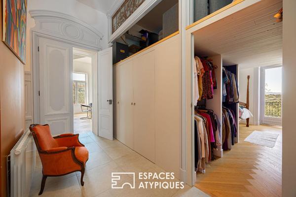 Appartement rénové au coeur d’un château avec jardin et piscine