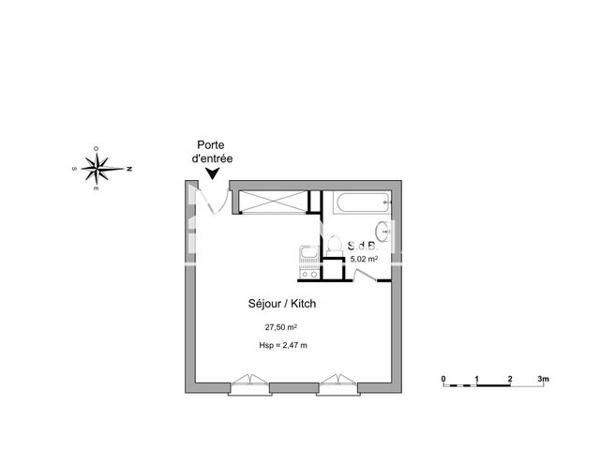 Location Studio 32.52 m² - 2 AVENUE ST EXUPERY Bellegarde Sur Valserine 01200