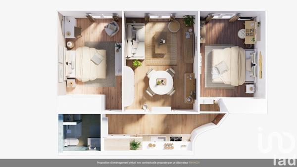 Appartement 3 pièces de 56 m² à Cavalaire-sur-Mer (83240)