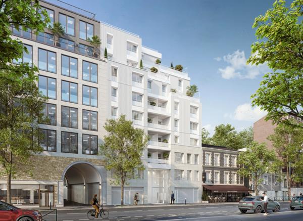 Studio neuf à vendre ISSY LES MOULINEAUX (92), surface habitable 24.70 m2 + balcon 7.70 m2.