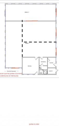 Location local d’activité 350 m² Gondreville