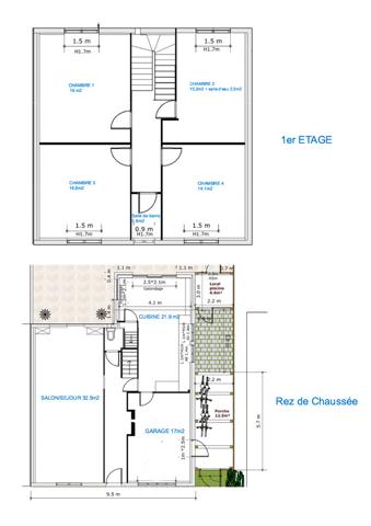LA ROCHELLE Quartier Lafond – Maison familiale de 136 m², 4 chambres, garage, piscine et jardin paysager