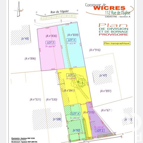 Terrain à vendre 578 m² Wicres