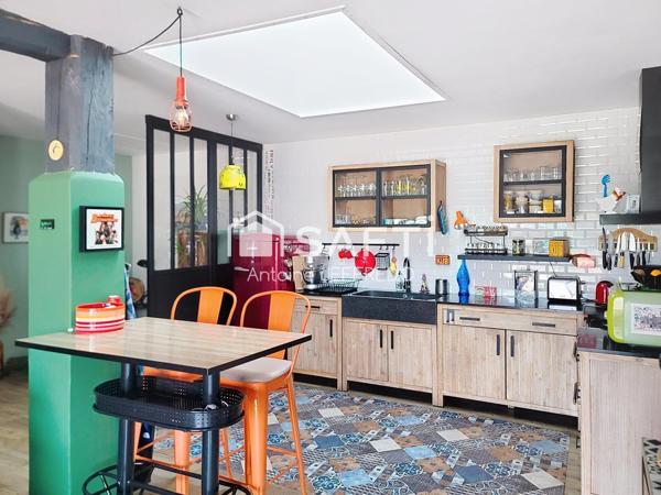Maison lumineuse rénovée avec jardin