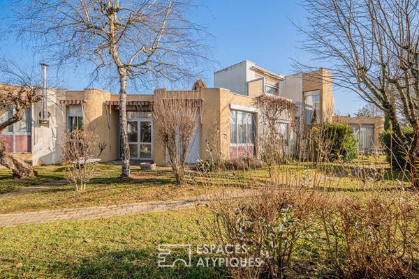 Villa moderniste dans la plaine de la Bièvre