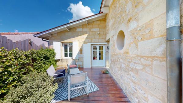 Maison de charme en pierre à Libourne (quartier Condat)