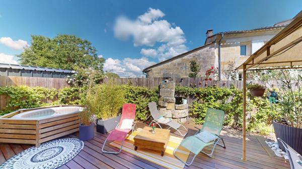 Maison de charme en pierre à Libourne (quartier Condat)