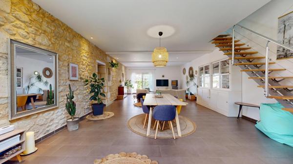 Maison de charme en pierre à Libourne (quartier Condat)