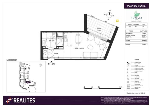 LOCATION TYPE 1 FOGLIA 101, Angers 49000