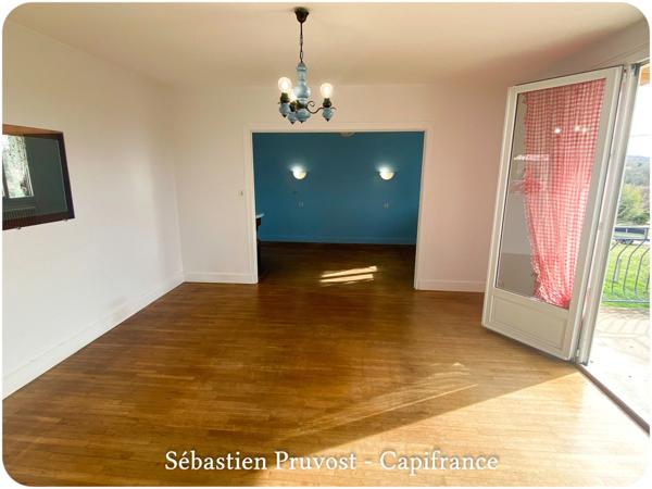 SAINT PARDOUX LA RIVIERE (24) Maison rénovée à vendre 6 pièces, 4 chambres, double distribution, garage, terrain 1241m2