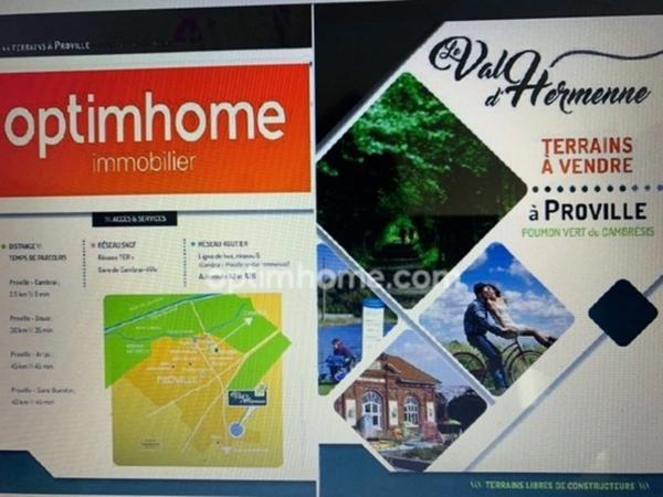 TERRAINS A VENDRE- PROVILLE (59)