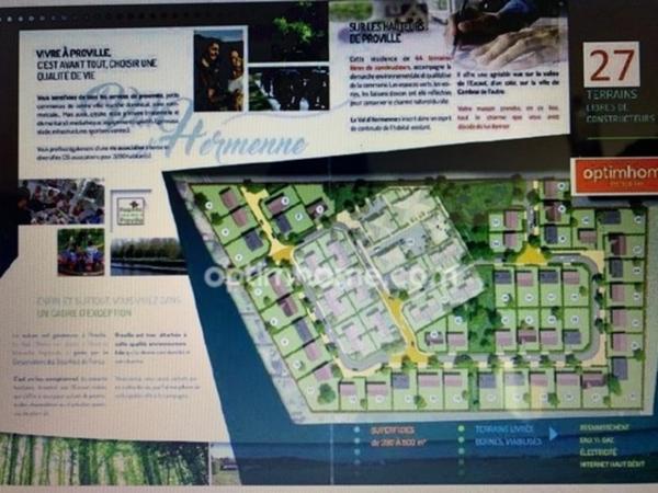 TERRAINS A VENDRE- PROVILLE (59)