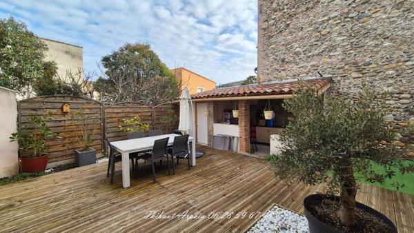 Grande maison de ville avec jardin, à deux pas des écoles, commerces et du centre-ville