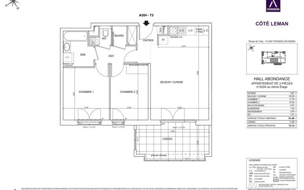 Appartement à louer