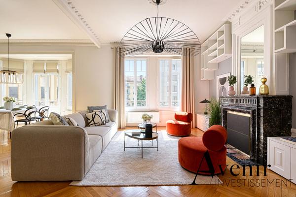 Brotteaux Élégant appartement familial Art Déco de 141 m² Lyon