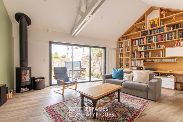 Maison angevine avec jardin en coeur de ville
