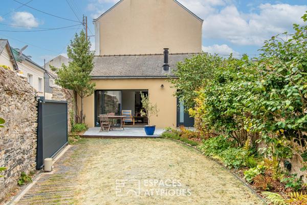 Maison angevine avec jardin en coeur de ville
