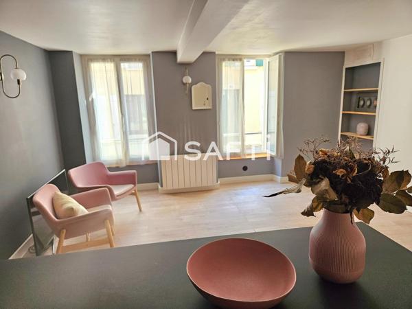 Charmant appartement F2 rénové – Rez-de-chaussée – Nemours (77140)