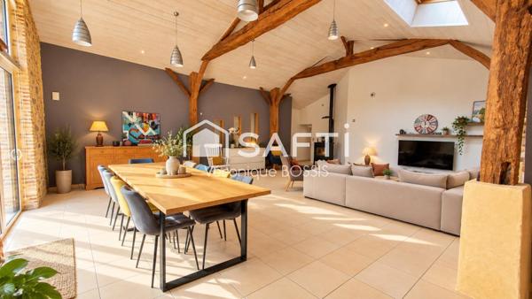 Vendée : Grange rénovée de caractère de 248m2 : charme, espace et sérénité à la campagne