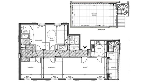 Appartement à vendre 5 pièces 113 m² Beausoleil